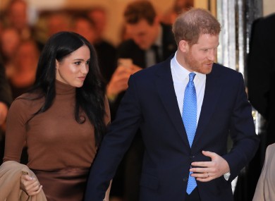 The couple are to 'step back' from royal duties.
