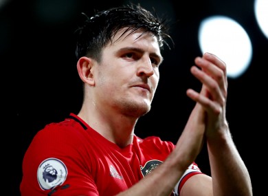 Manchester United captain Harry Maguire.