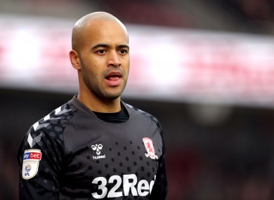 Darren Randolph has made over 100 appearances since joining Middlesbrough in 2017.