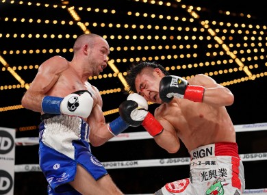 TJ Doheny in action against Ryohei Takahashi last year.