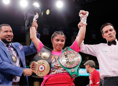 Jessica McCaskill after her win over Erica Farias last October.