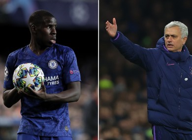 Kurt Zouma worked with Jose Mourinho at Chelsea.