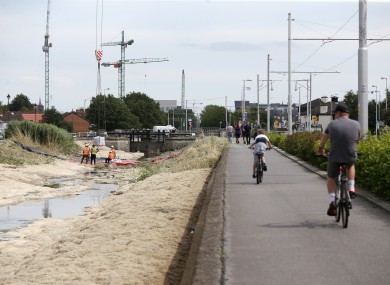 A stretch of the Grand Canal close to where the incidents have been occurring.