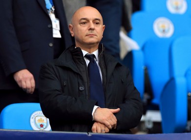 Tottenham Hotspur chairman Daniel Levy (file pic).