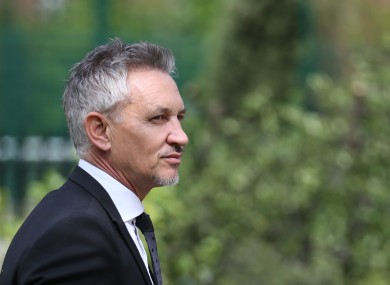 Gary Lineker (file pic).