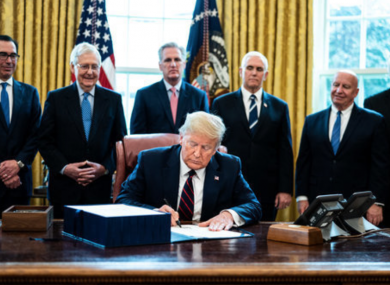 Trump signs off on the bill.