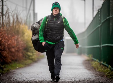 Damien Duff coaching with Shamrock Rovers.
