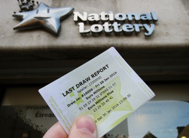 A Euromillions last draw report in 2016.