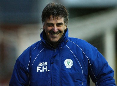 Felix Healy pictured during his stint as Finn Harps manager.