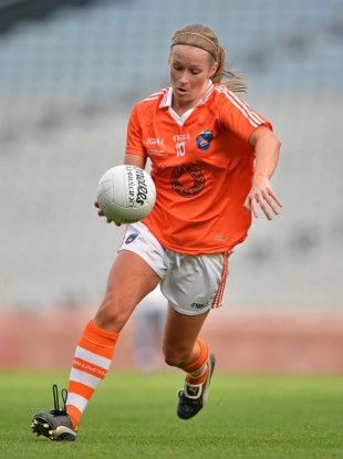 Marian McGuinness in action for Armagh,