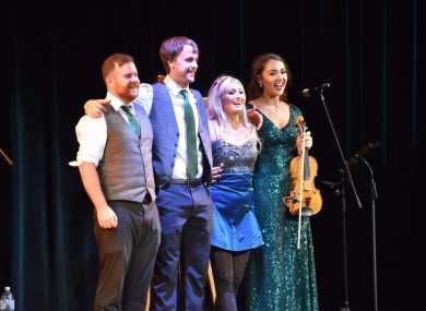 The band with Joe Juncker second from the left.