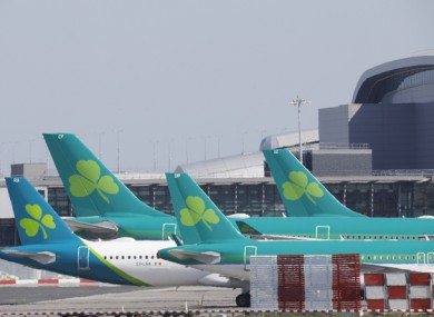 Aer Lingus said it is carrying out after pictures of the full flight circulated.