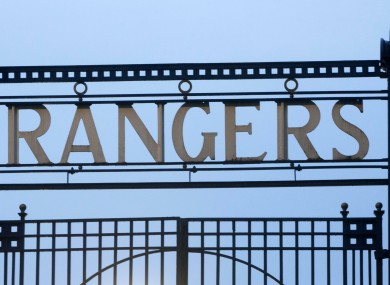 Rangers presented their dossier this morning.