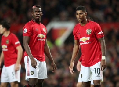 Rashford and Pogba are on the way back from injury.
