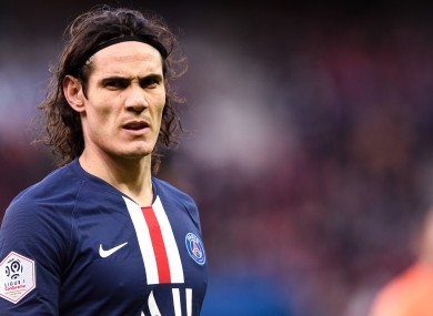 Edinson Cavani (file pic).