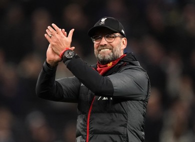 Jurgen Klopp (file pic).