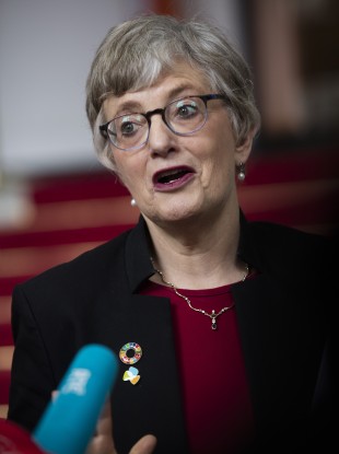 Outgoing Children's Minister Katherine Zappone (file photo).