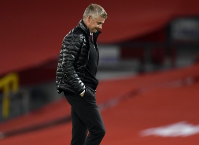 Solskjaer’s side face Crystal Palace on Thursday.