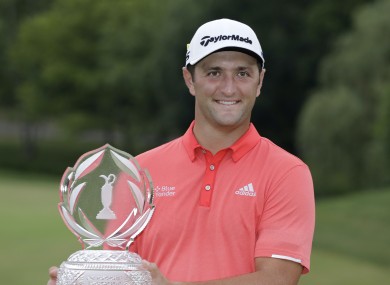 Rahm had a four-stroke lead heading into the final round.