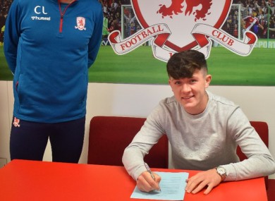 Calum Kavanagh signing on.
