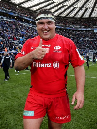 Saracens hooker Jamie George.