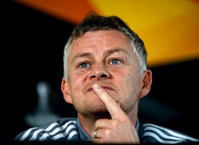Man Utd are in fifth place, four points behind Leicester with a game in hand.