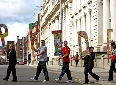 File image of the 2010 Traveller Pride Awards featuring newly elected Senator Eileen Flynn.