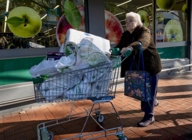 Shoppers in Melbourne.