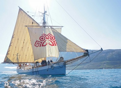 The Ilen used to carry cargo between the Falkland Islands