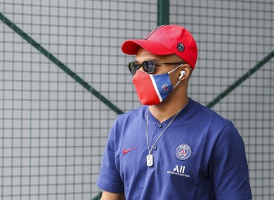 Paris Saint Germain FC forward Kylian Mbapp.