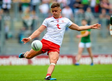 Coalisland's Michael McKernan in action for Tyrone in last year's All-Ireland semi-final.