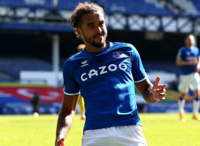 Treble: Dominic Calvert-Lewin.