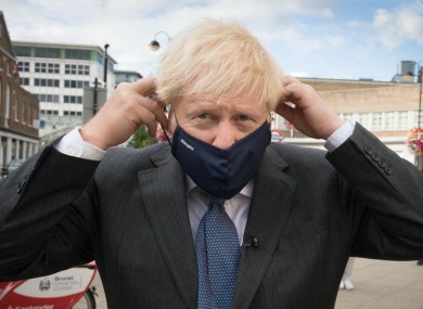 UK Prime Minister Boris Johnson.