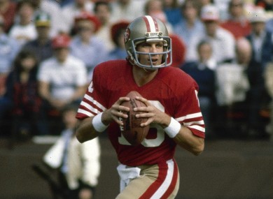 Ex-NFL star Joe Montana (file photo).