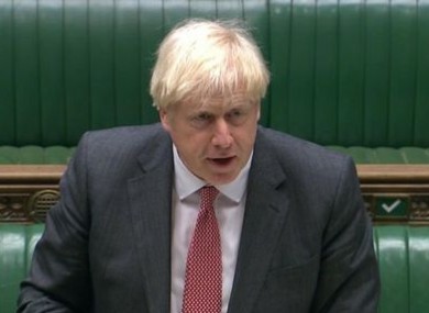 UK Prime Minister Boris Johnson.