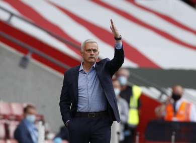The Special One salutes Son and Kane after Spurs win 5-2 today.