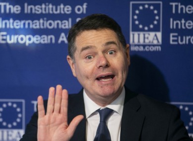 The finance minister said that tax receipts are