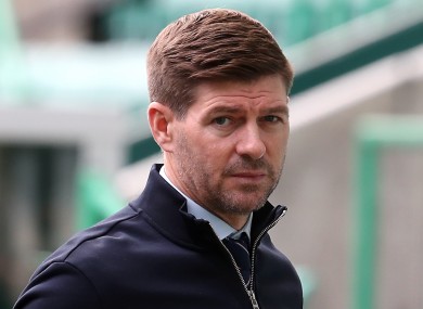Rangers manager Steven Gerrard.