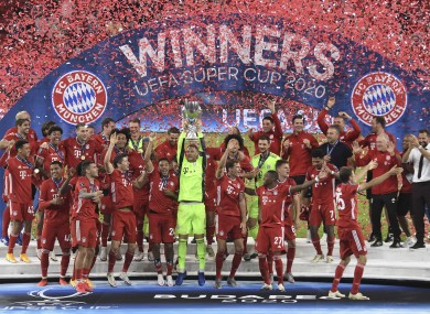 Bayern won in front of 15,500 fans in the Puskas Arena.