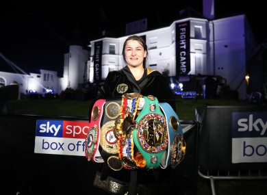 Taylor: undisputed world lightweight champion.