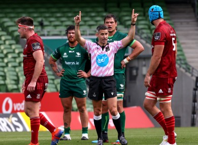 Cork man Frank Murphy will take charge of Ulster's trip to Edinburgh on Saturday.