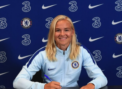 Pernille Harder has signed for Chelsea.