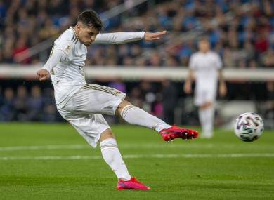 Real Madrid CF's Brahim Diaz (file pic).