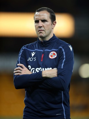 Reading first-team coach John O'Shea.