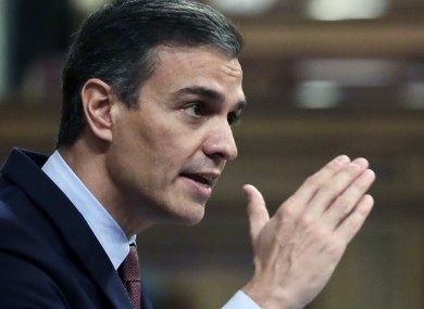 Spanish PM Pedro Sanchez