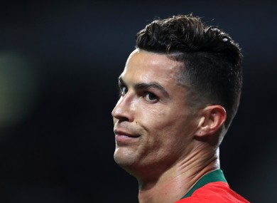 Cristiano Ronaldo (file pic).
