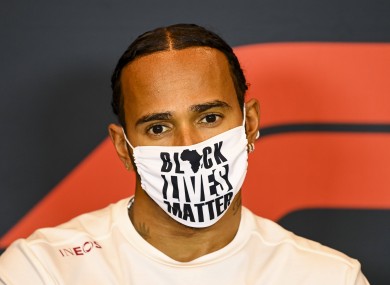 Lewis Hamilton (file pic).