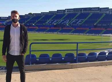 Ryan Nolan pictured at Estadio Coliseum Alfonso Pérez, the home ground of Getafe.