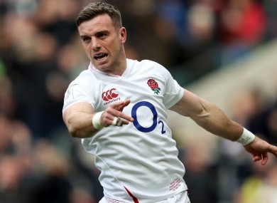 Fighting fit: George Ford.