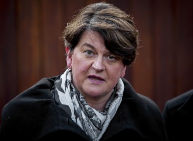 DUP leader Arlene Foster